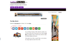Desktop Screenshot of ladiesgadgets.com